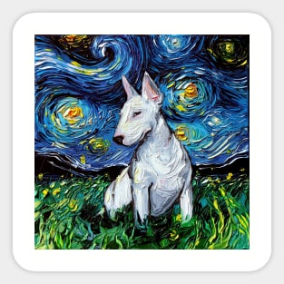 Bull Terrier Night Sticker